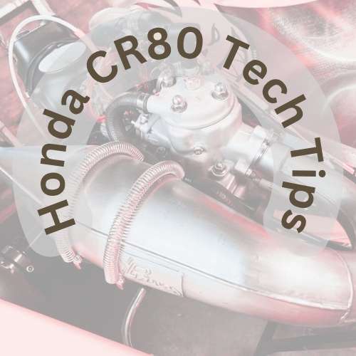Photo of a Honda CR80 Engine on a Trackmagic Shifter Kart